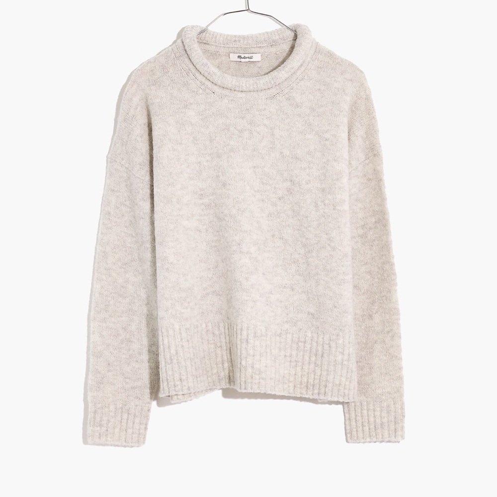 Madewell fulton rolled collar sweater
